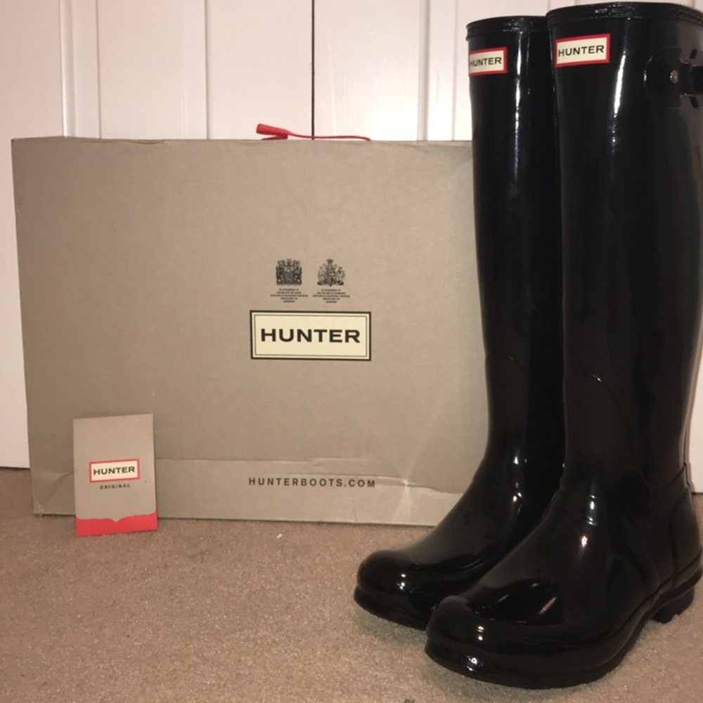 Women’s Original Tall Gloss Hunter Rain Boots